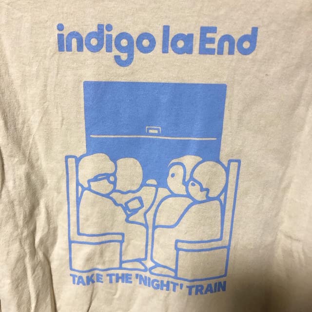 Amazon.co.jp: 限定品 indigo la End 夜行ロンT 川谷絵音 L